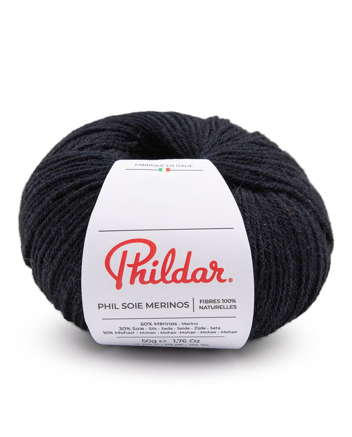 PHILDAR - PHIL SOIE MERINOS - Noir