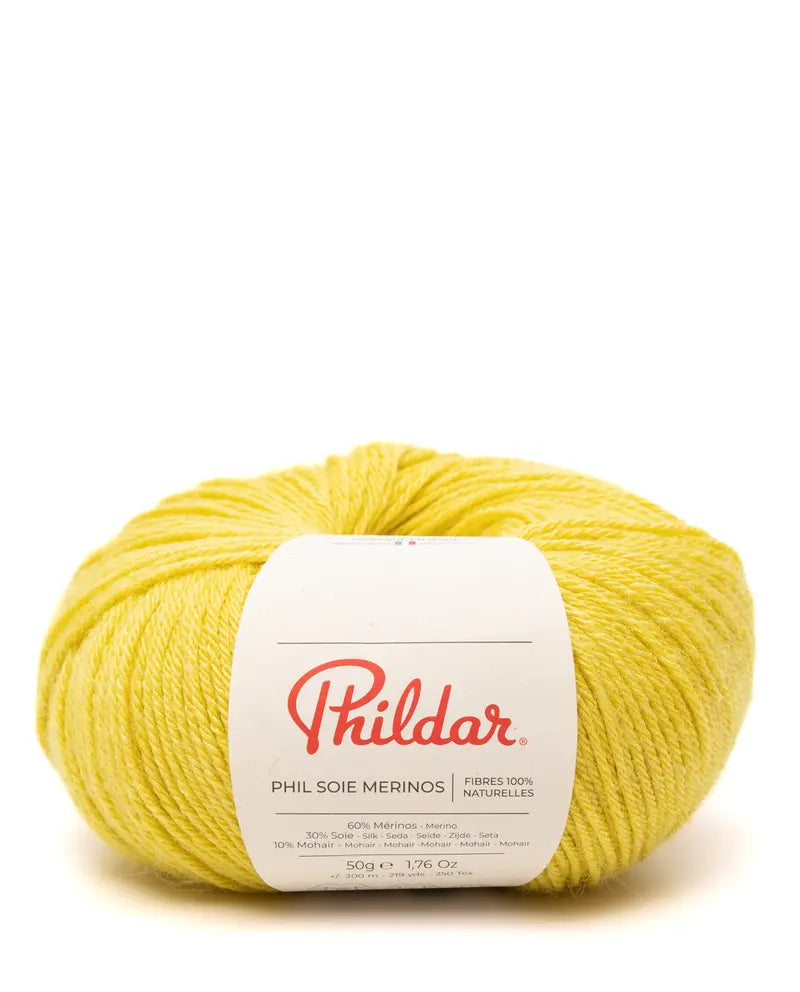 PHILDAR - PHIL SOIE MERINOS - JAUNE D'OR