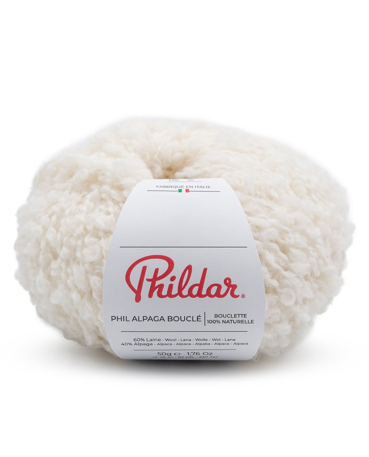 PHILDAR - PHIL ALPAGA BOUCLE - Ecru