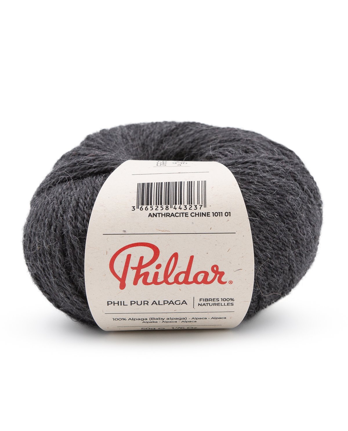 PHILDAR - PHIL PUR ALPAGA - ANTHRACITE CHINE