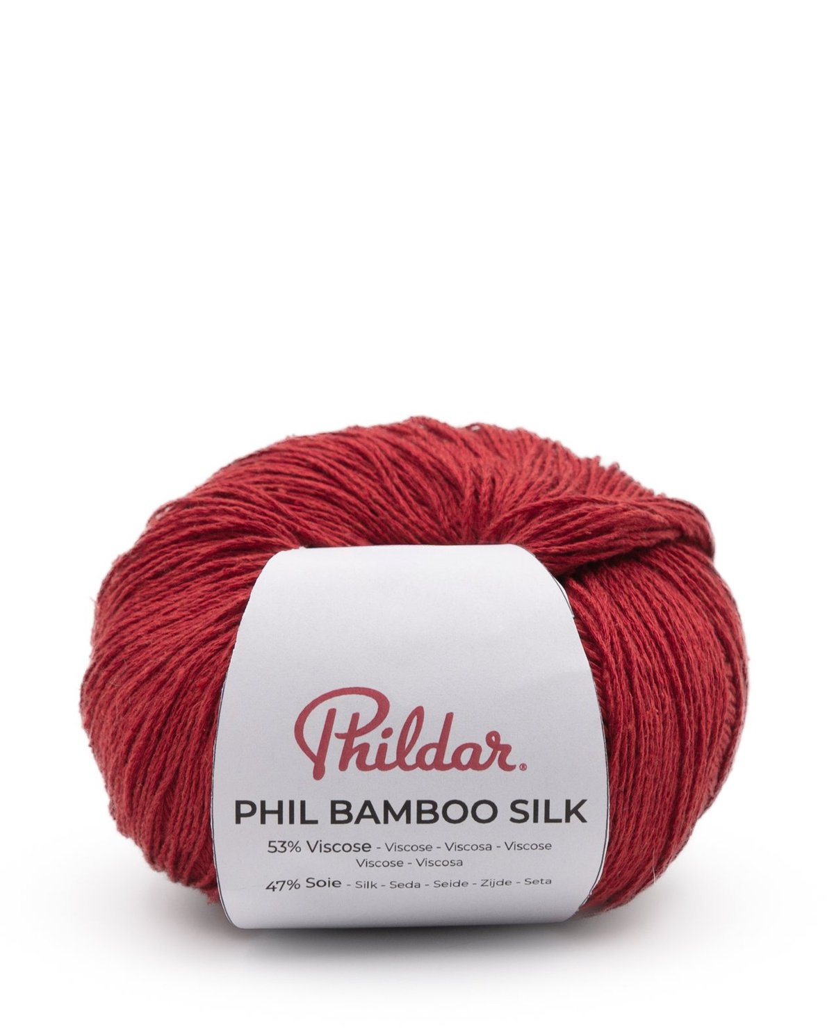 PHILDAR - PHIL BAMBOO SILK - Rouge Cuit