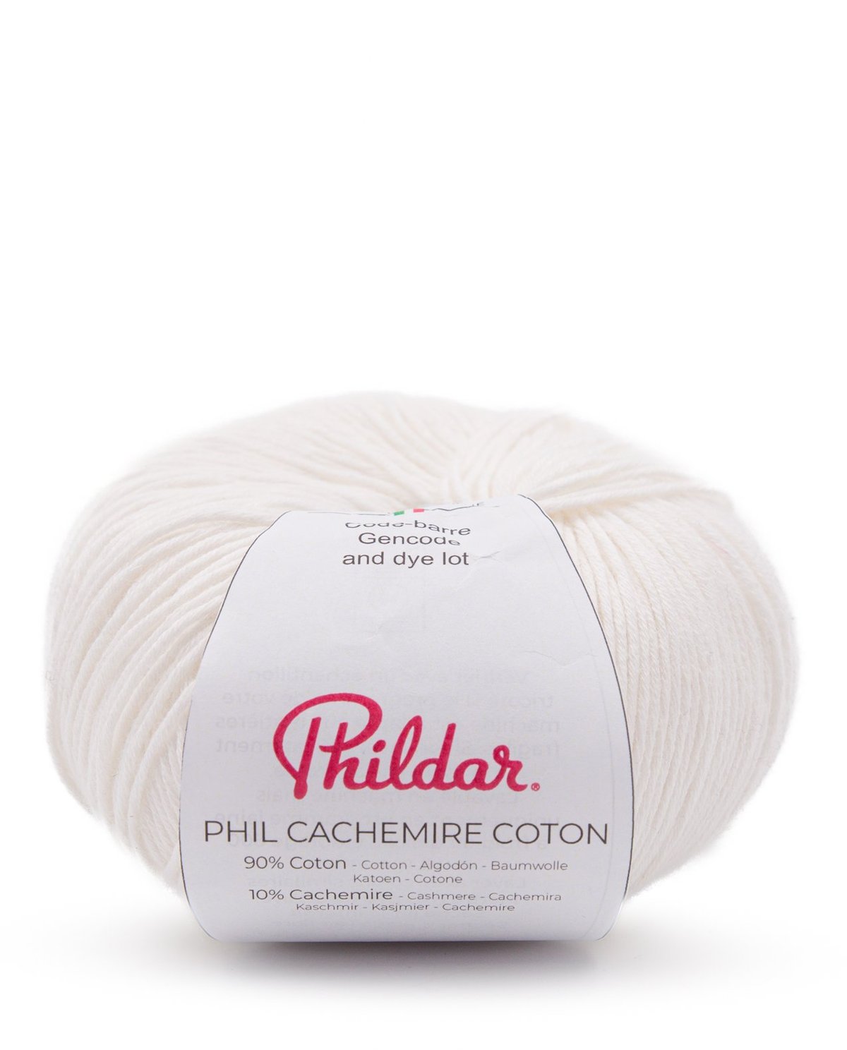 PHILDAR - PHIL CACHEMIRE COTON : Craie