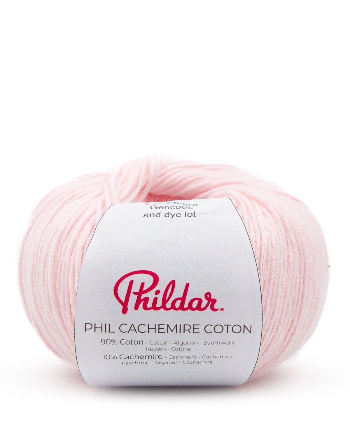 PHILDAR - PHIL CACHEMIRE COTON : Rose Poudre