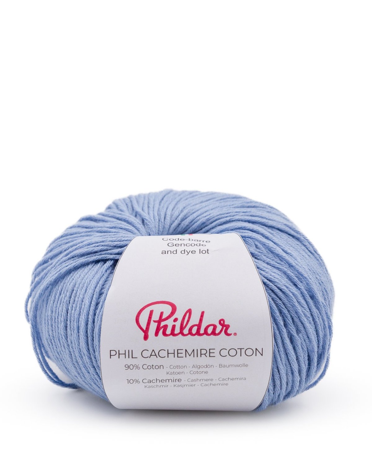 PHILDAR - PHIL CACHEMIRE COTON : Bleuet