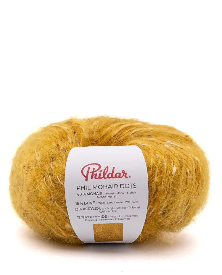PHILDAR - PHIL MOHAIR DOTS - TERRE D'OCRE