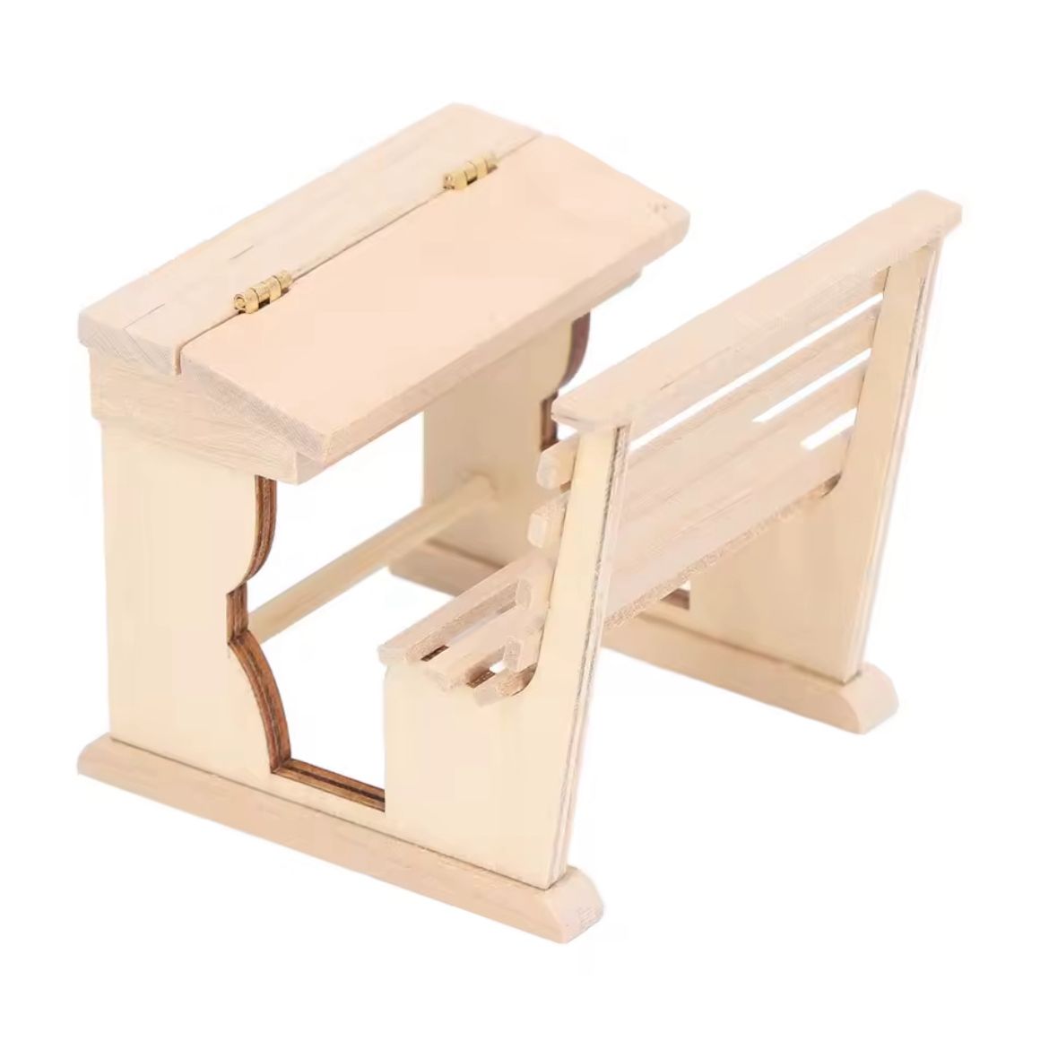Bureau Pupitre miniature en bois pour Mini Marcelin Madeleine Lulu Compotine