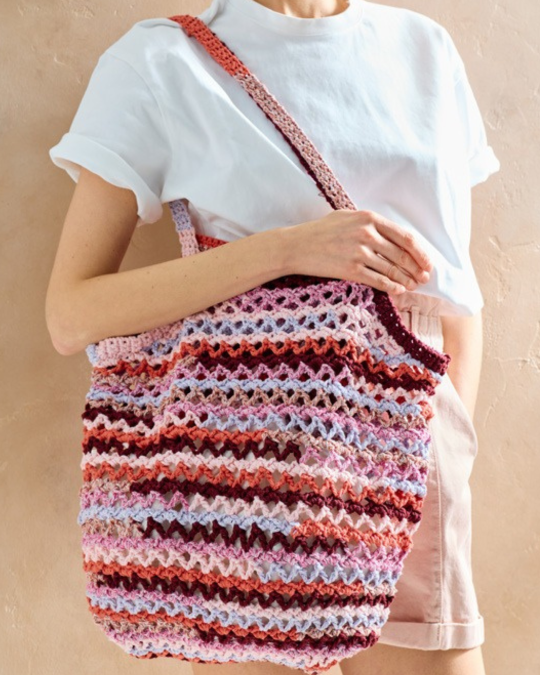 Kit Crochet Phildar : Le sac filet NELINE en Phil Chromia