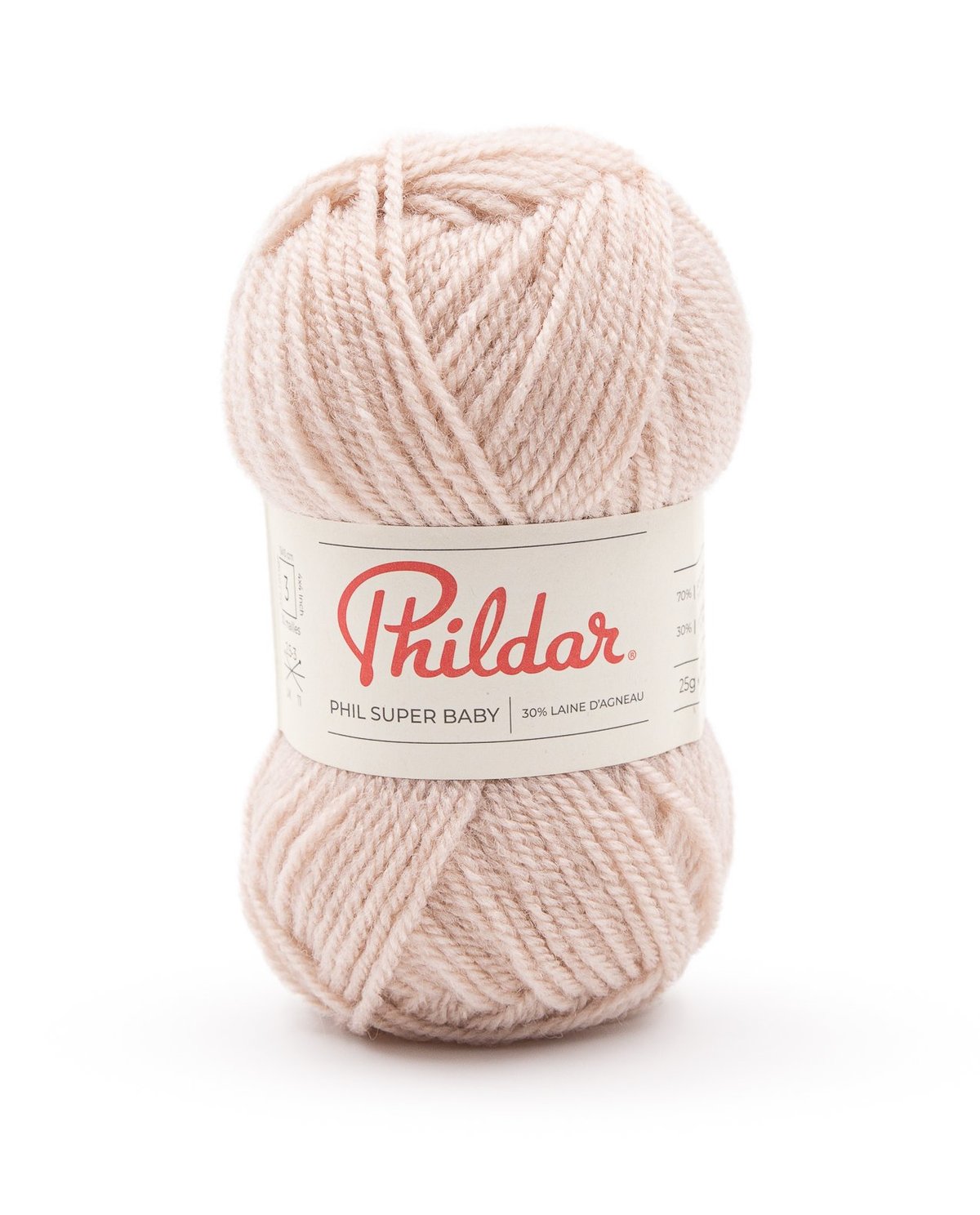 PHILDAR - PHIL SUPER BABY - ROSE POUDRE