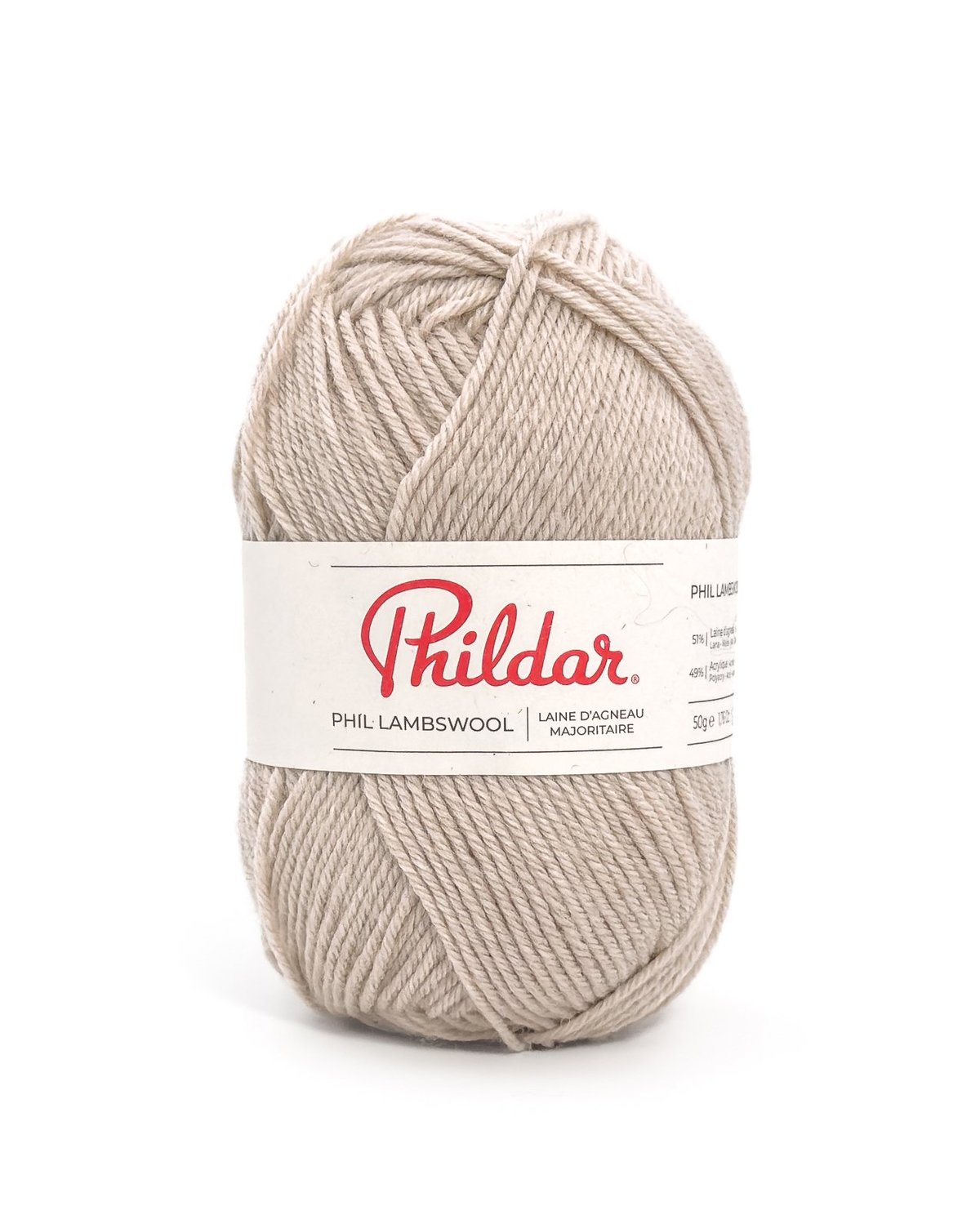 PHILDAR - PHIL LAMBSWOOL - BEIGE CHINE