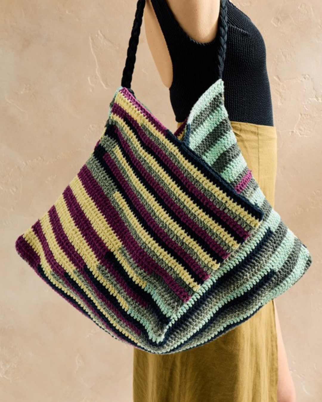 Kit Crochet Phildar : Le sac cabas NEON en Phil Chromia - Facile