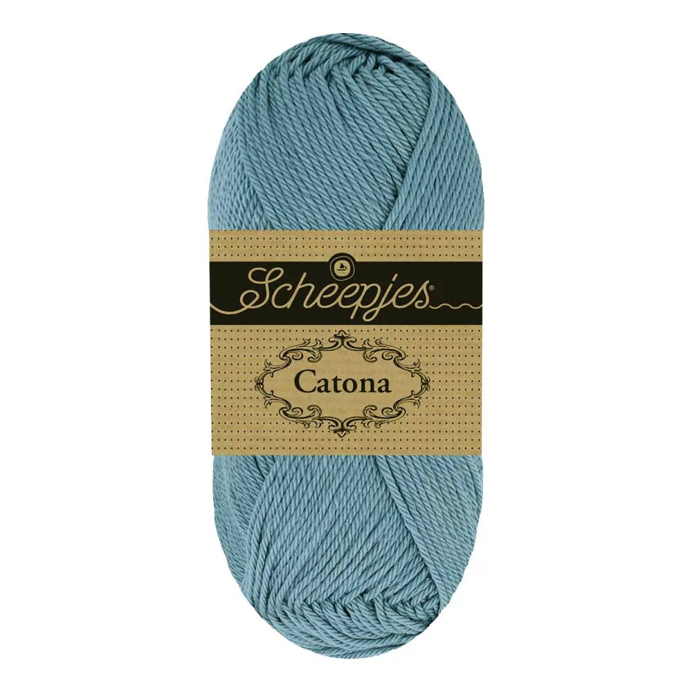 Scheepjes - Coton mercerisé Catona - 092 STEEL BLUE