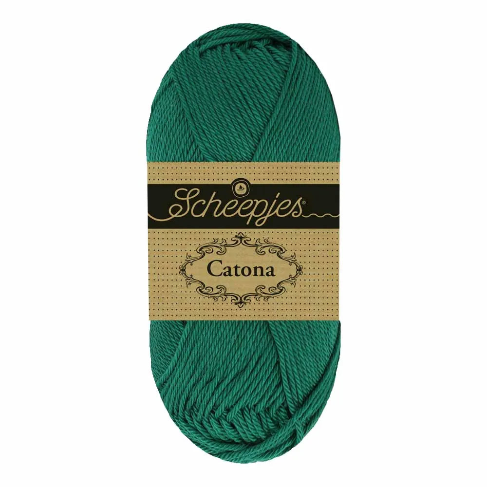 Scheepjes - Coton mercerisé Catona - 098 Bottle Green Vert Bouteille