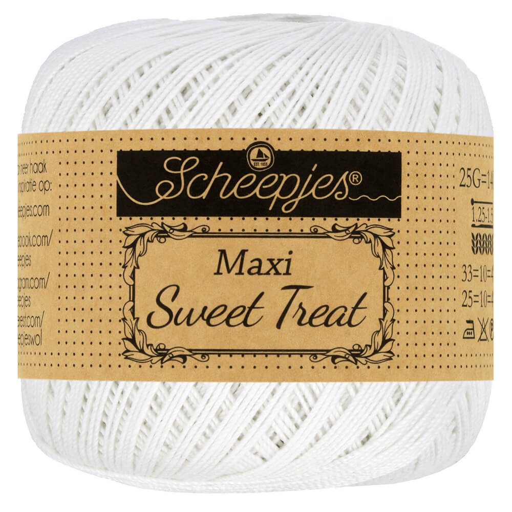 Scheepjes - Maxi Sweet Treat 25g - 106 snow white
