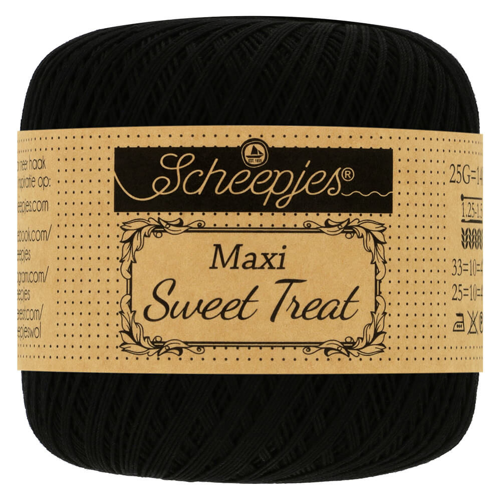 Scheepjes - Maxi Sweet Treat 25g - 110 Black