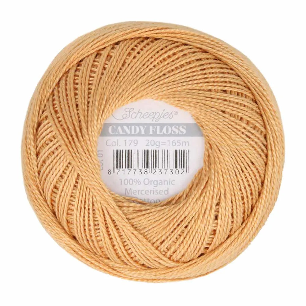 Scheepjes - Coton perlé Candy Floss 20 g - 179 Topaz