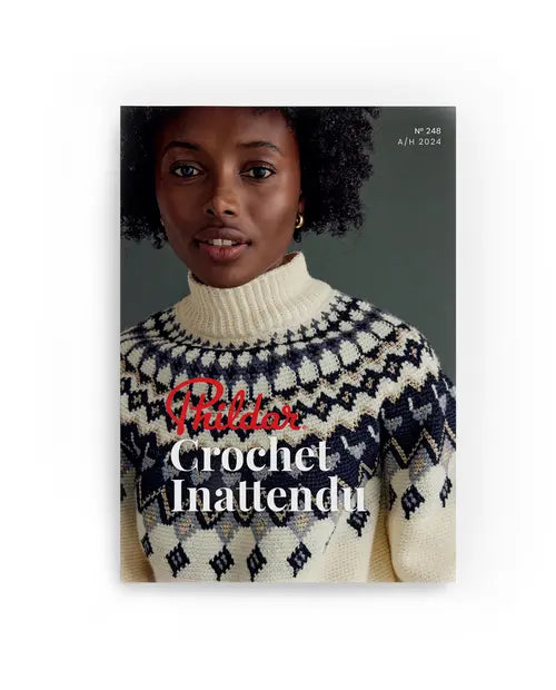 PHILDAR : CROCHET INATTENDU - CATALOGUE FEMME N°248 - 21 MODELES A/H 2024