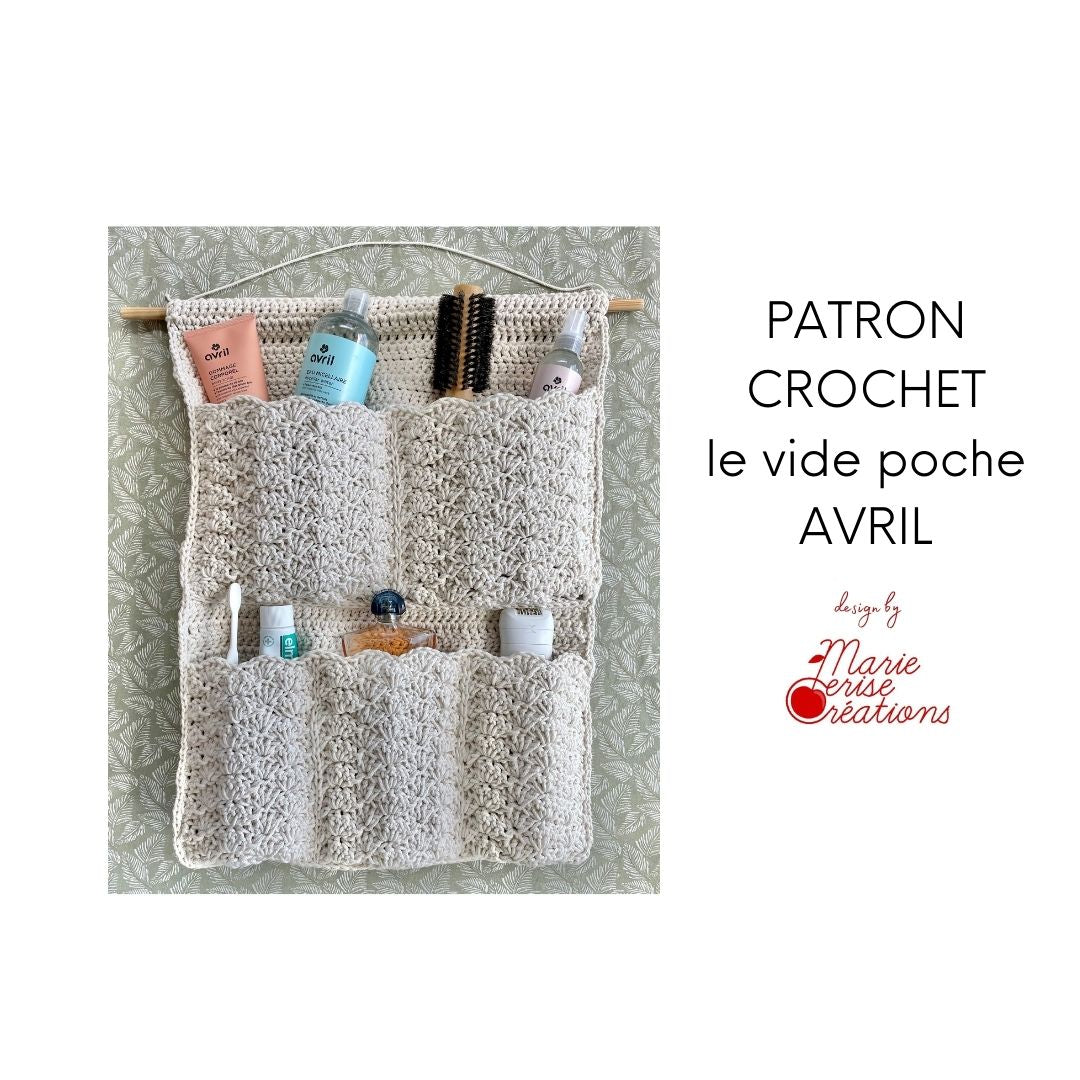 Patron Crochet PDF : Vide Poche AVRIL en Bobbiny Junior