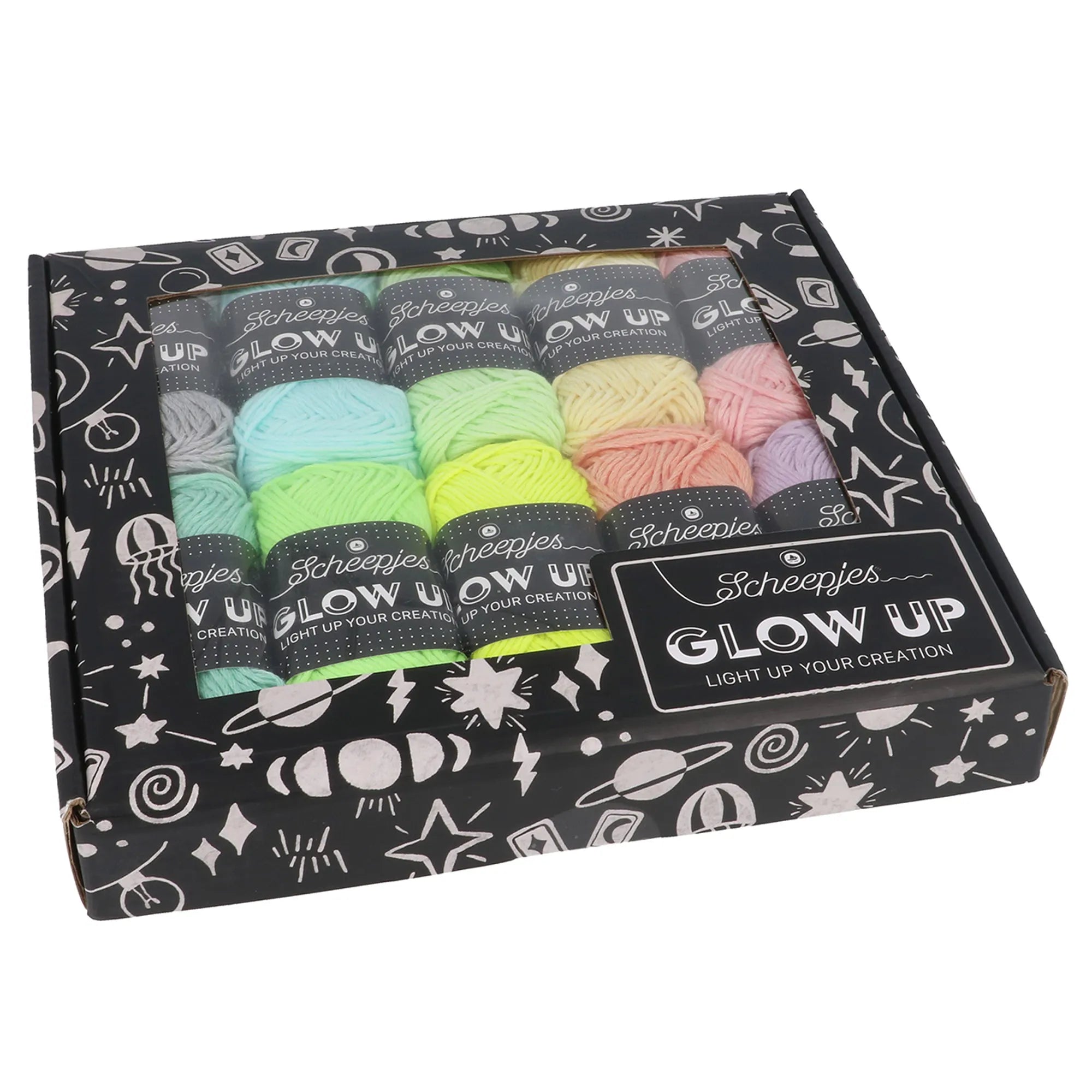 Scheepjes - Glow Up Phosphorescent - Colour Pack 10 x 25g