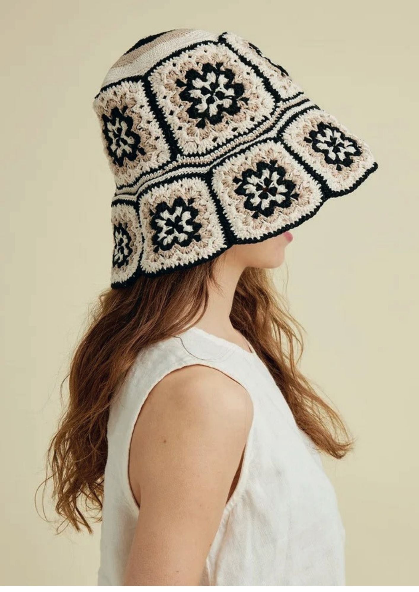 Patron Crochet Phildar : le bob granny LANNY en phil Coton 3