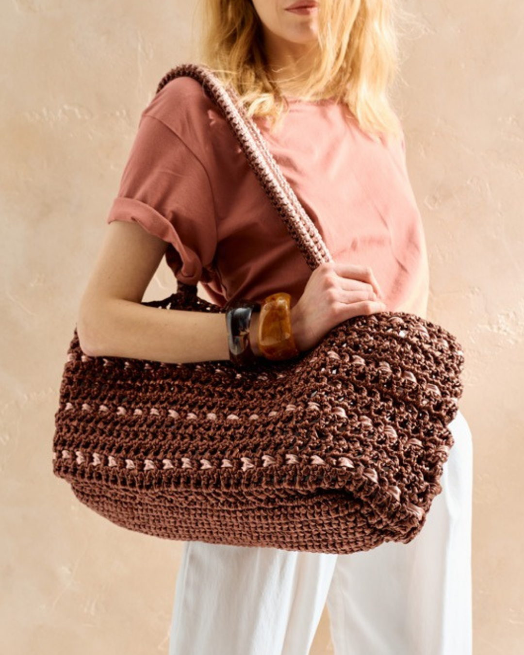 Kit Crochet Phildar : Le Panier NORE en Phil Similicuir
