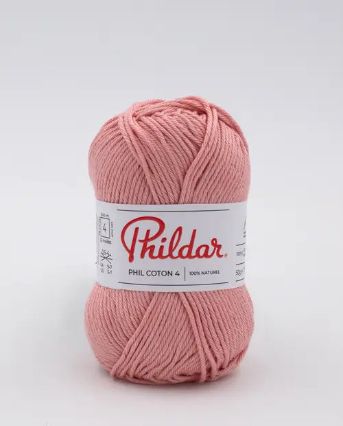 PHILDAR - PHIL COTON 4 - ROSE SAUMON