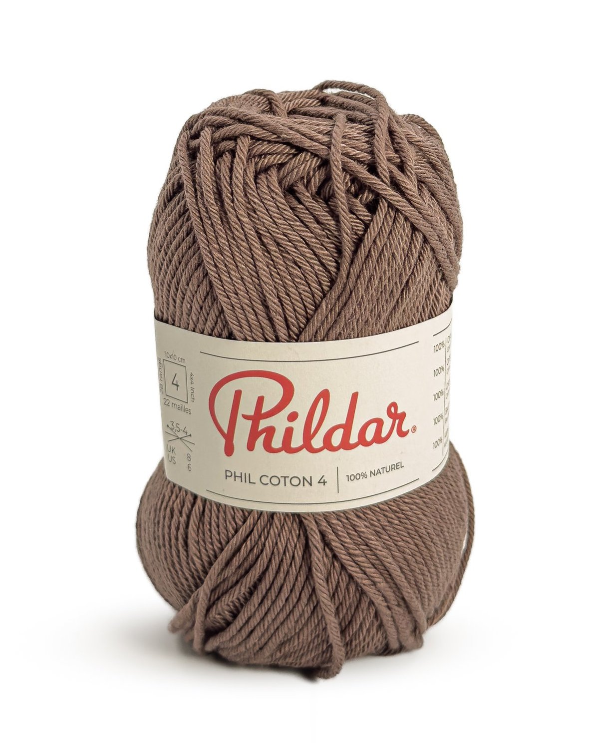 PHILDAR - PHIL COTON 4 - MARRON GLACE