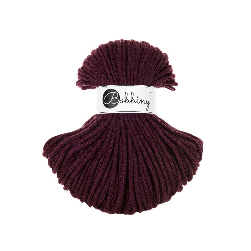 BOBBINY - COTON TRESSÉ PREMIUM 5MM (100M) - BURGUNDY