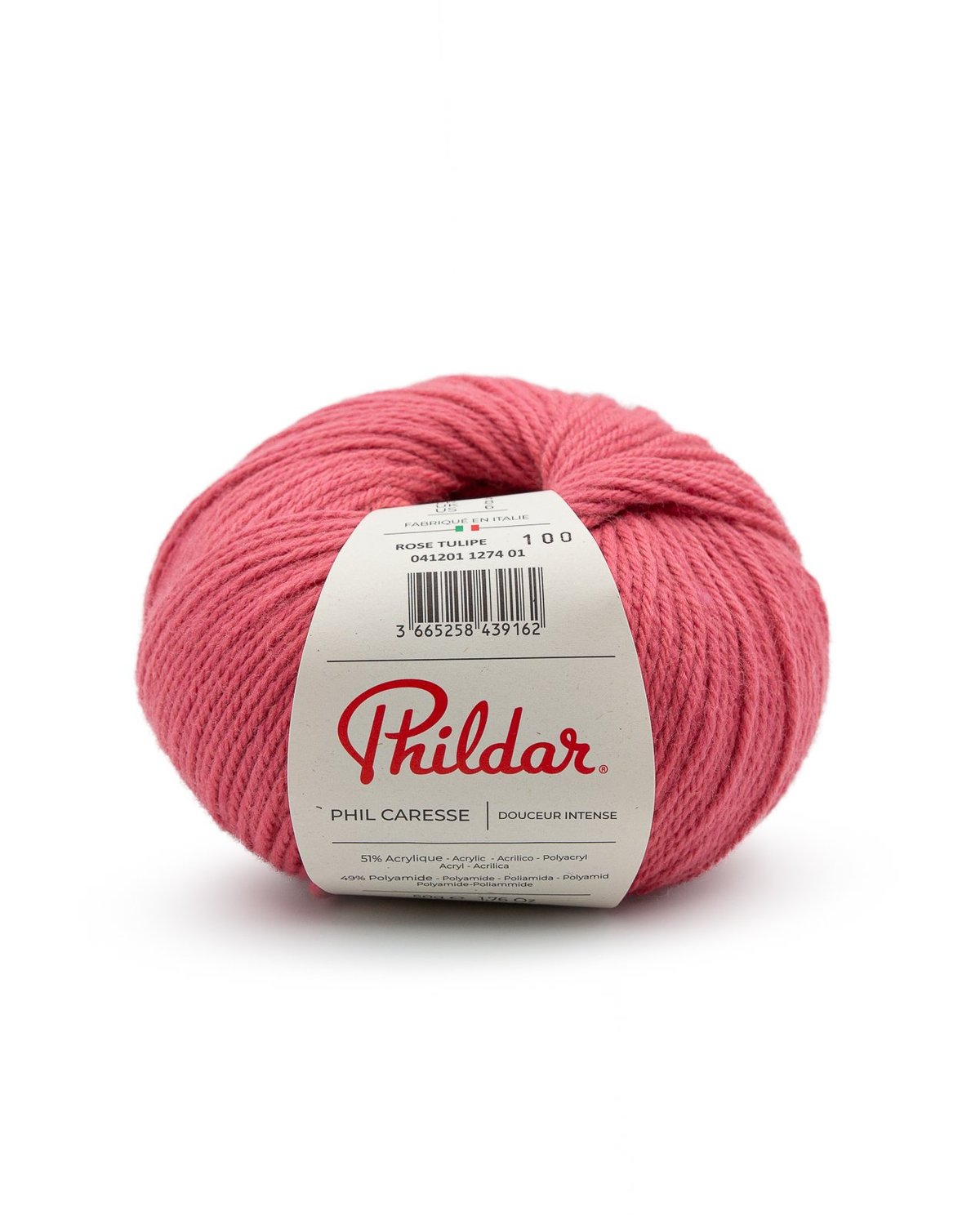 PHILDAR - PHIL CARESSE - rose tulipe