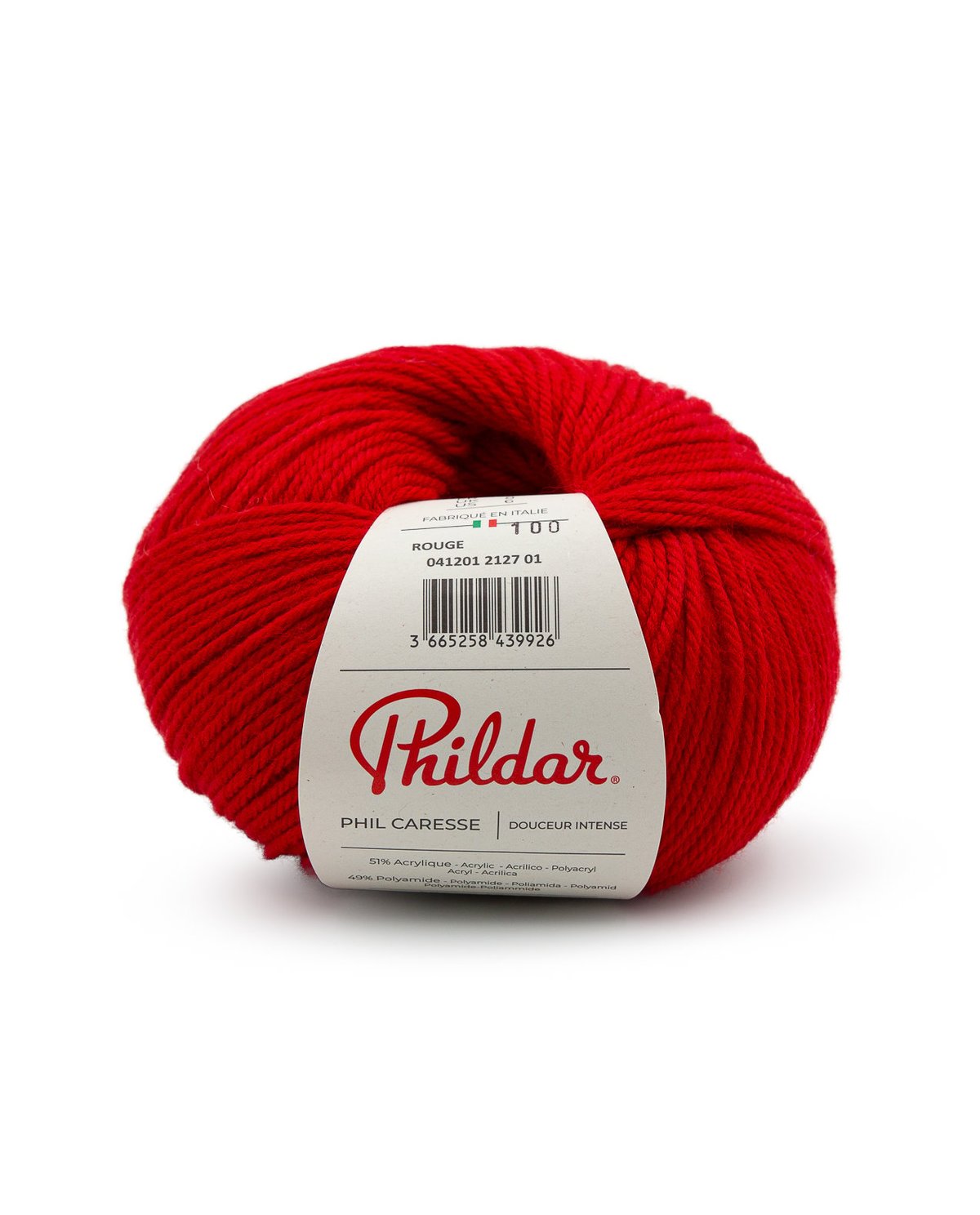 PHILDAR - PHIL CARESSE - rouge