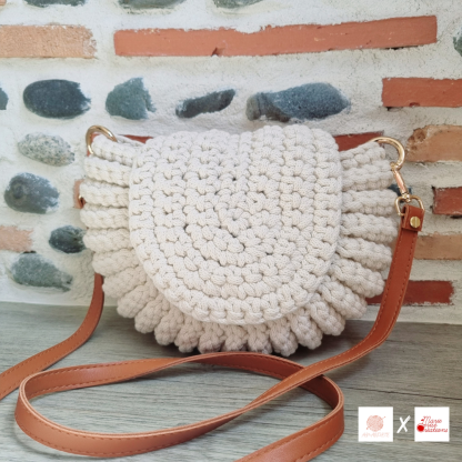 KIT CROCHET : Le Sac Bandoulière LIGA - Niveau Intermédiaire – Marie Cerise  Créations