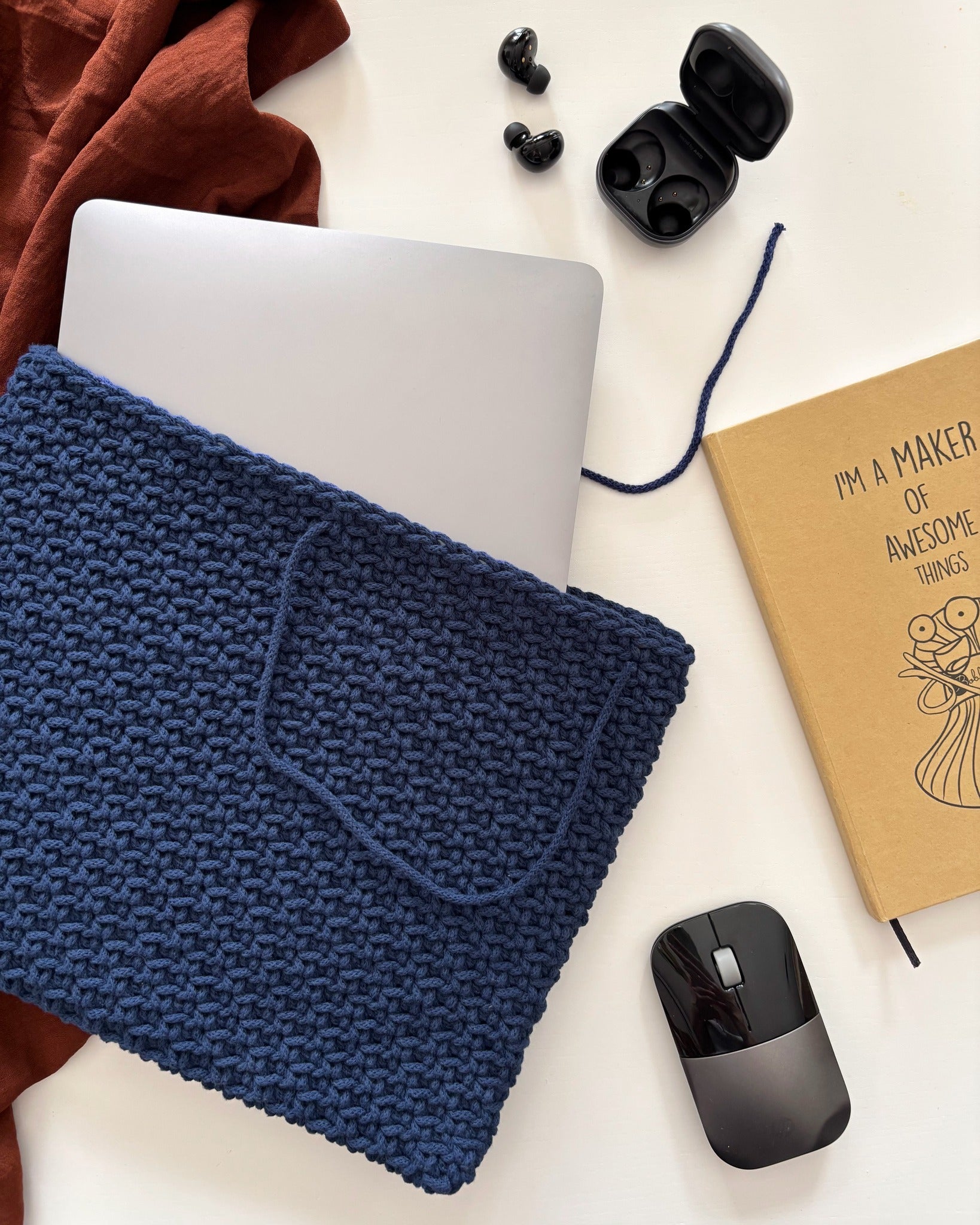 Patron Crochet Offert : La Housse d'Ordinateur BOBBINY