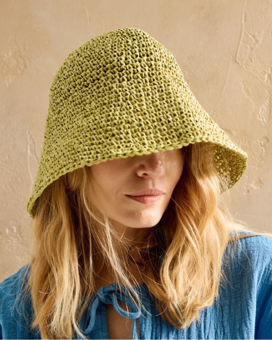 Kit Crochet Phildar : le chapeau JULIA en phil Raphia Ruban