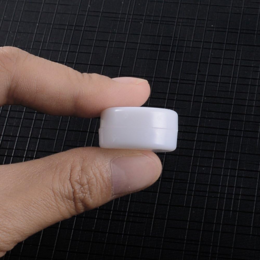 Hochet Plastique Blanc 22mm pour amigurumi au crochet