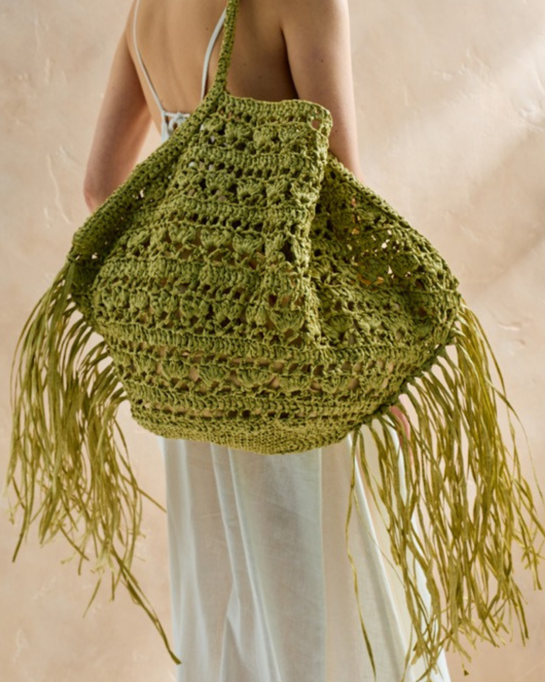 Kit Crochet Phildar : le sac cabas NAIS uni en phil Raphia Ruban