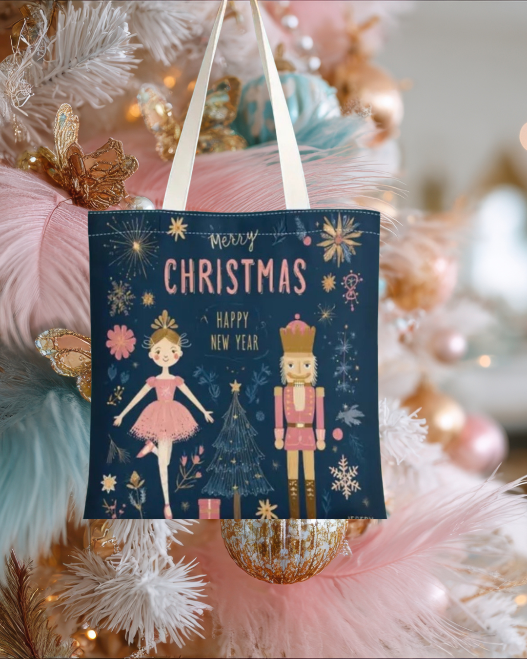 Le Tote Bag Danseuse Casse Noisette de Noël