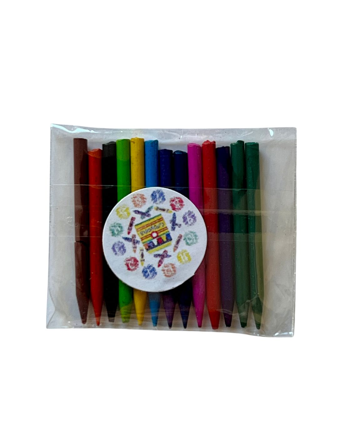 Pochette de crayons de couleur miniature pour kit crochet Mini Marcelin Madeleine