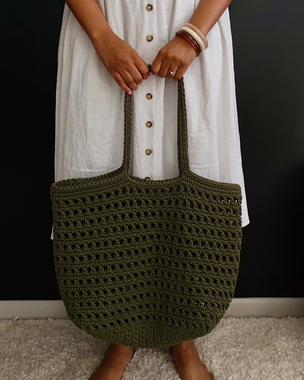 PATRON CROCHET PDF : Le Grand Totebag HARPER - Niveau Débutant