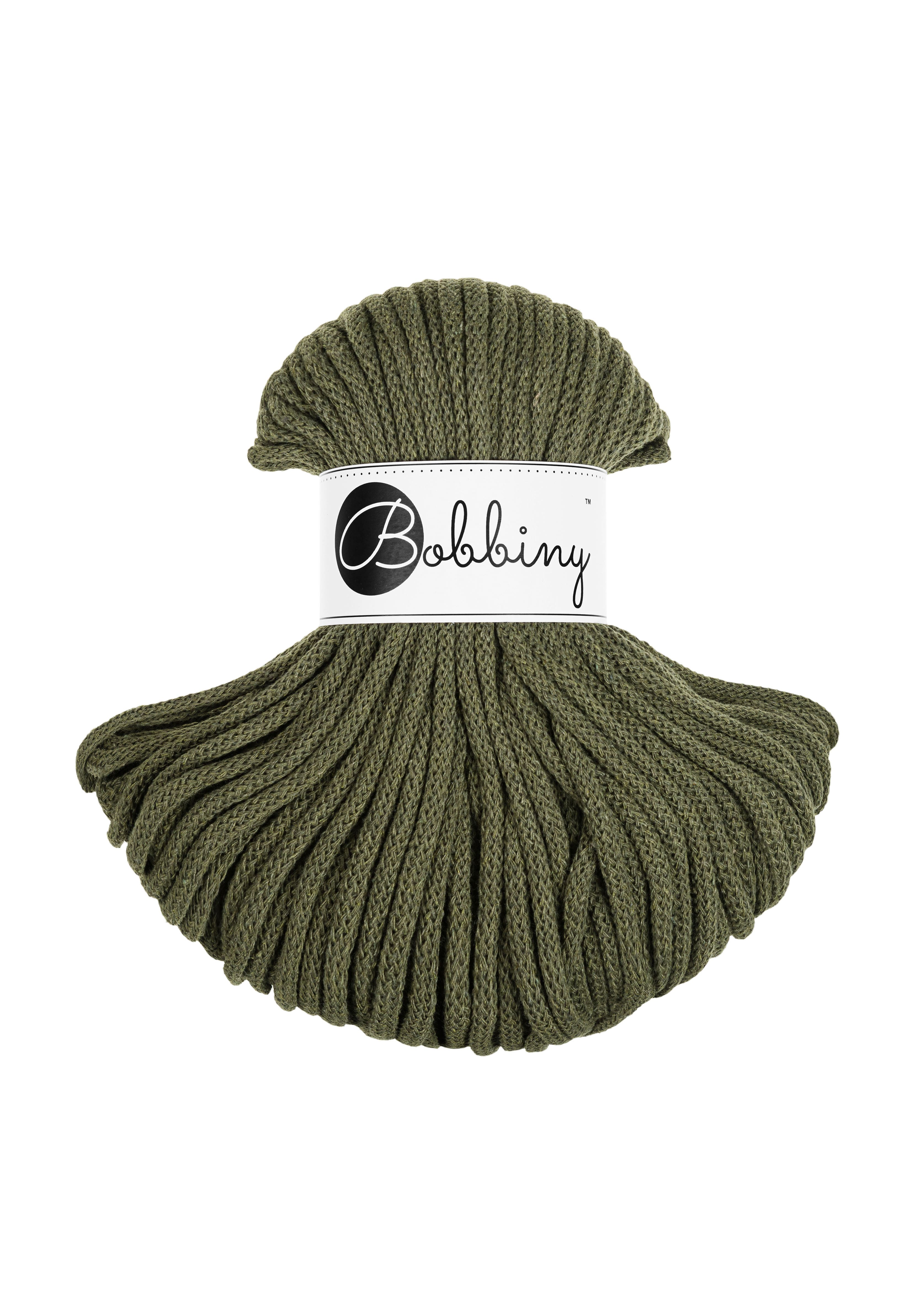 BOBBINY - COTON TRESSÉ PREMIUM 5MM (50M) - AVOCADO