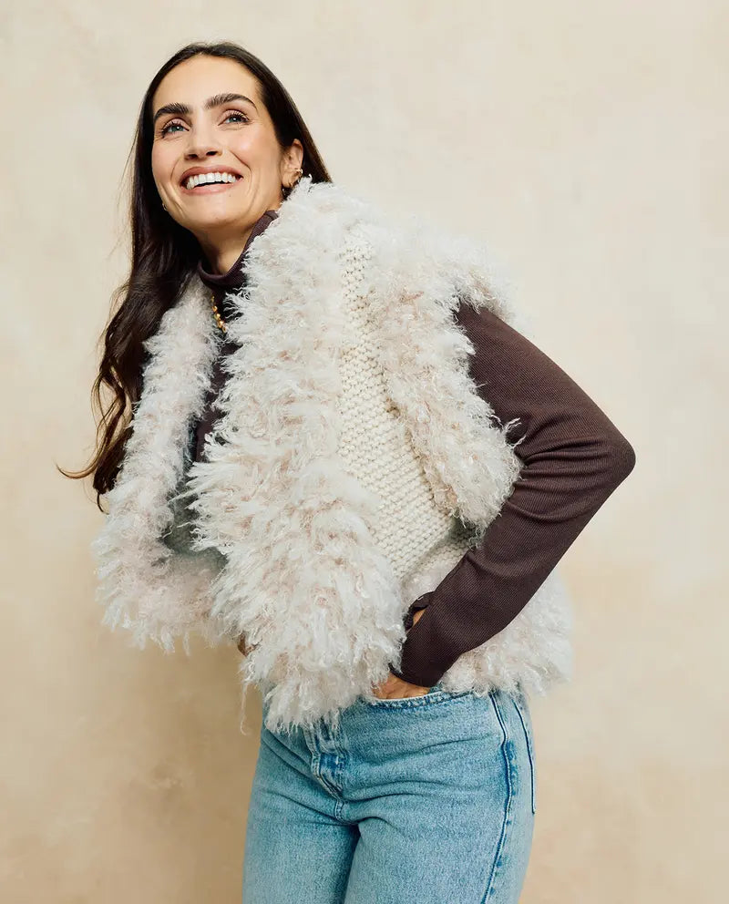 Kit Tricot Phildar : Modèle femme veste BAYA en phil imaginaire chic sibéria - Facile