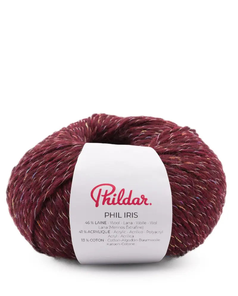 PHILDAR - PHIL IRIS - BURGUNDY