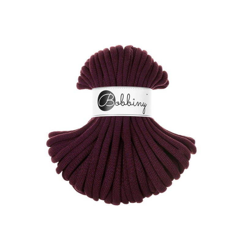 BOBBINY - COTON TRESSÉ JUMBO 9MM (30M) - BURGUNDY