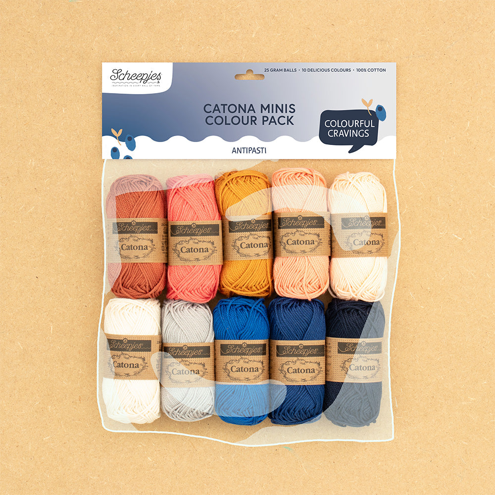 Scheepjes - Catona Colour Pack 10 x 25g - Antipasti