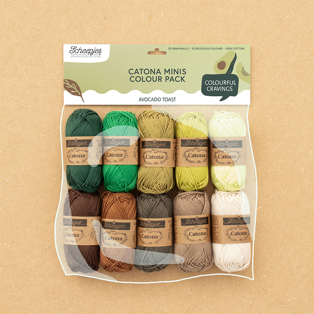 Scheepjes - Catona Colour Pack 10 x 25g - Avocado Toast
