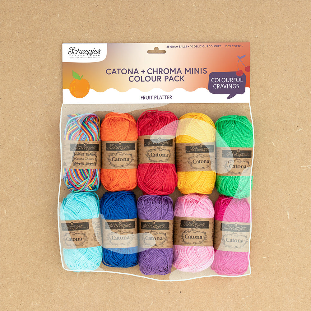 Scheepjes - Catona Colour Pack 10 x 25g - Fruit Platter