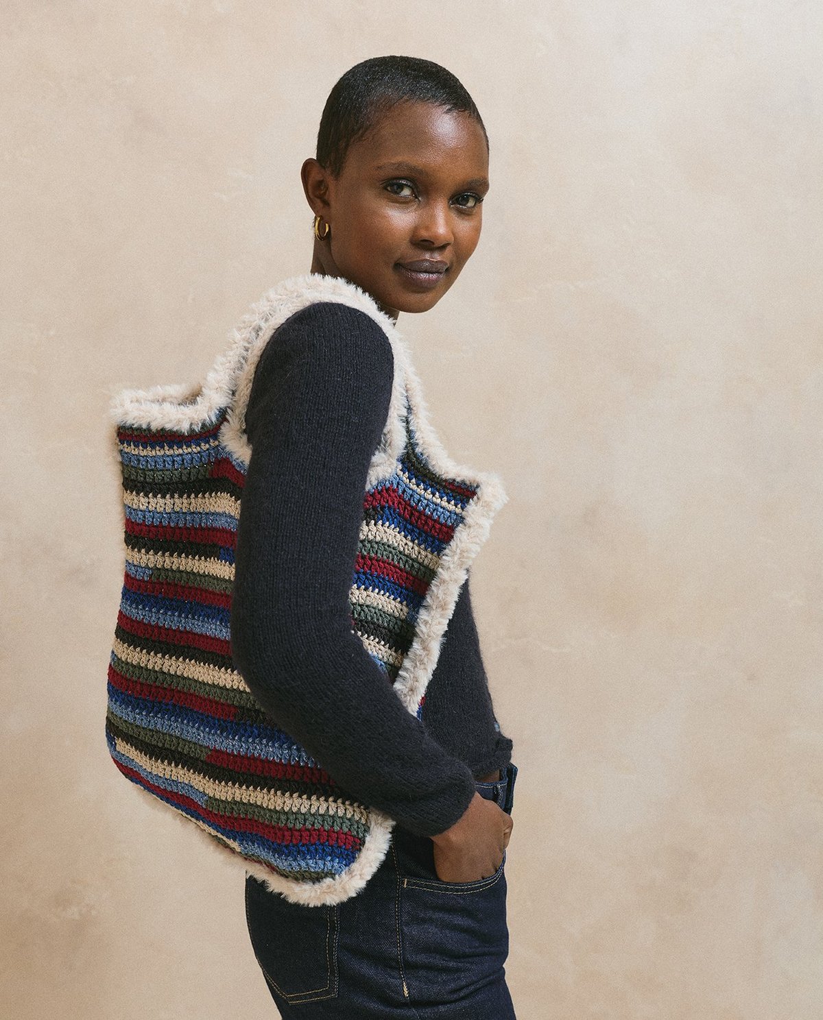 Kit Crochet Phildar : Le Sac GISELE en Phil Chromia et Inuit