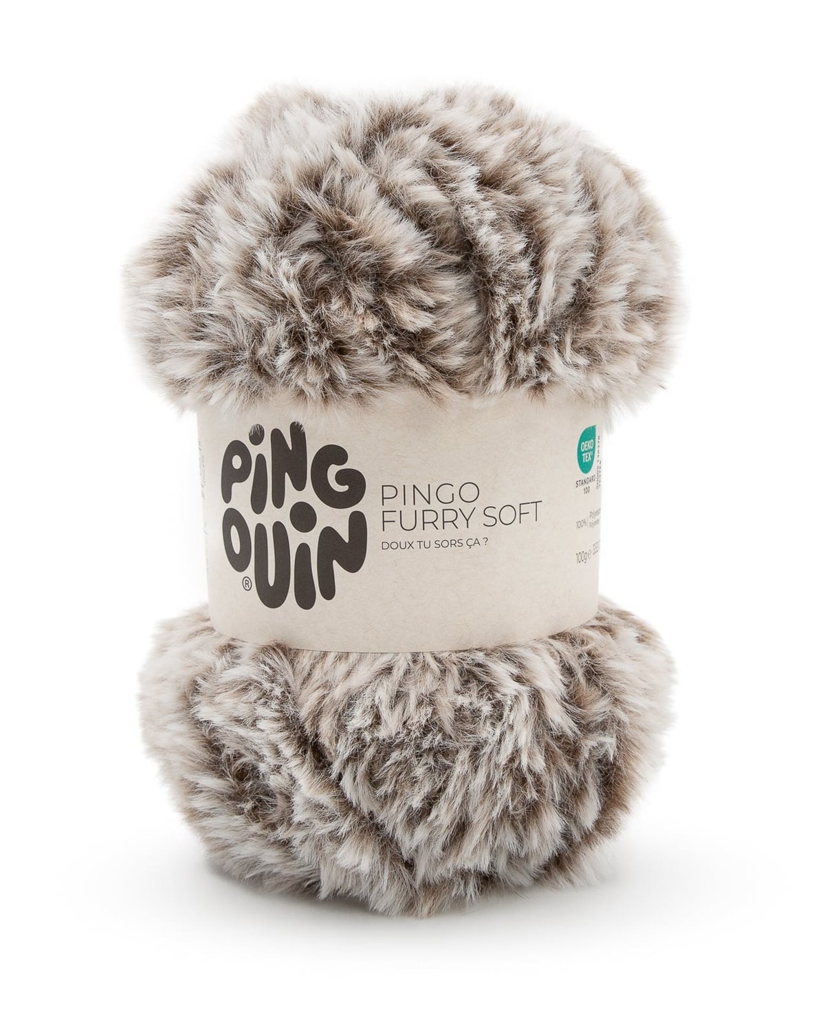 PINGOUIN - PINGO FURRY SOFT - MARRON BEIGE