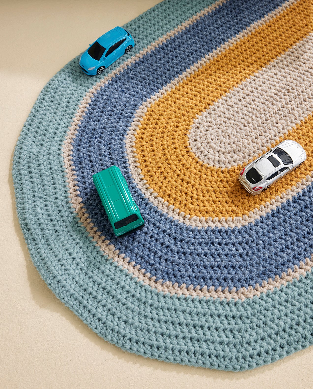 KIT CROCHET PHILDAR : Modèle Le Tapis pour Voitures Preston en Phil Partner 6