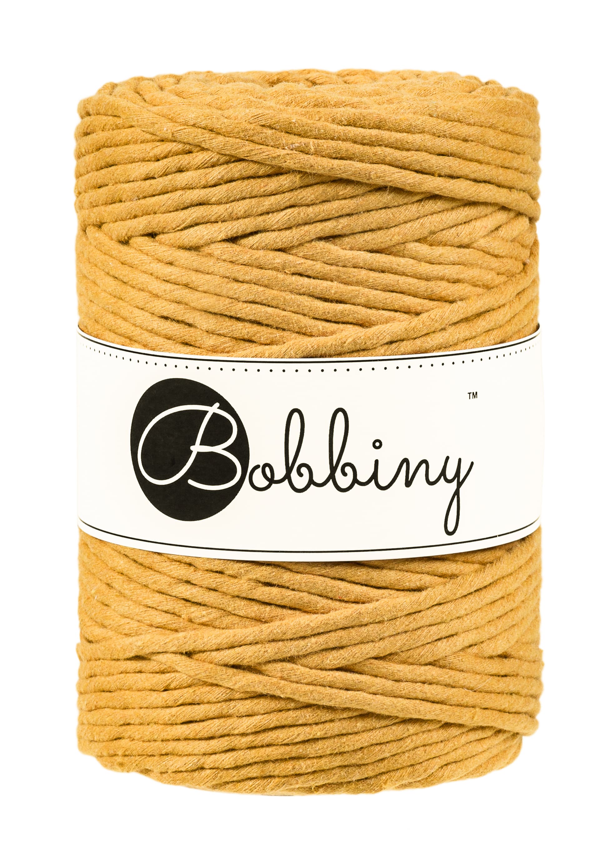 BOBBINY - COTON PEIGNÉ 5MM - MUSTARD