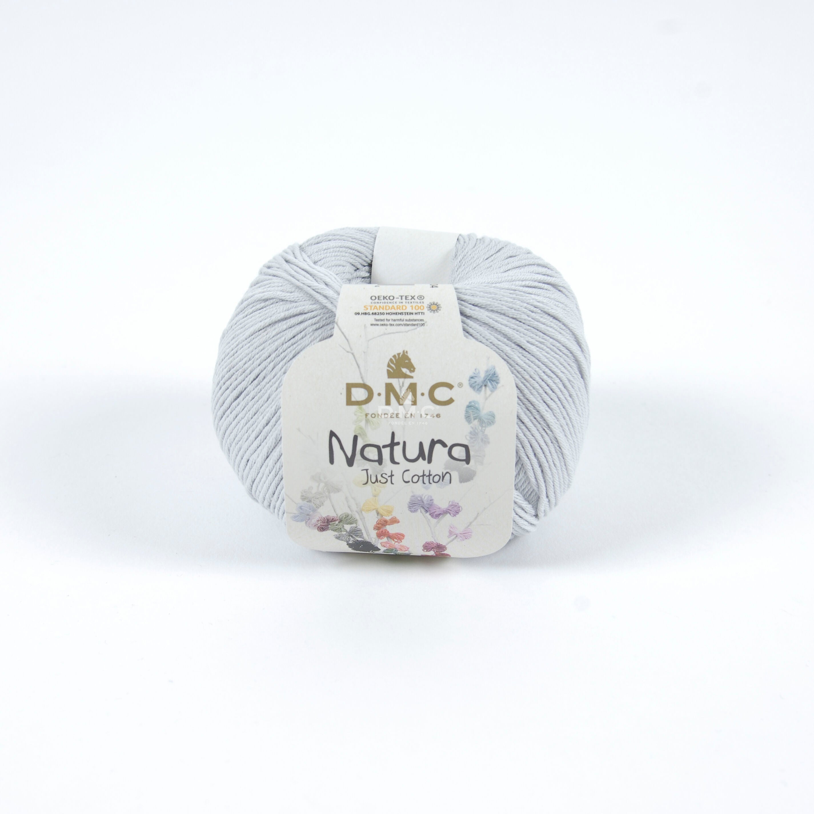 D.M.C - NATURA JUST COTTON - N° 121 GREY SILEX