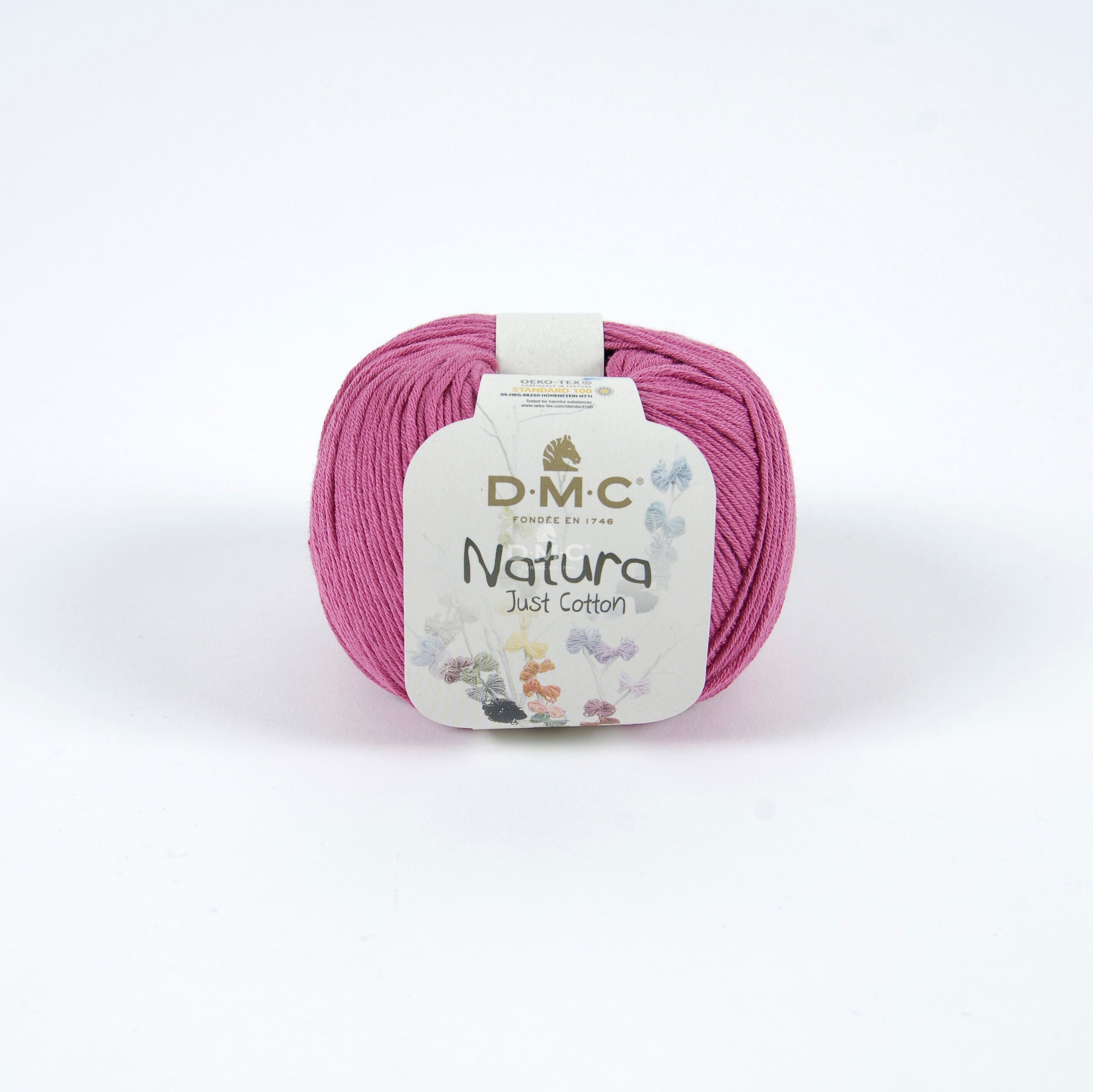 D.M.C - NATURA JUST COTTON - N° 62 CERISE